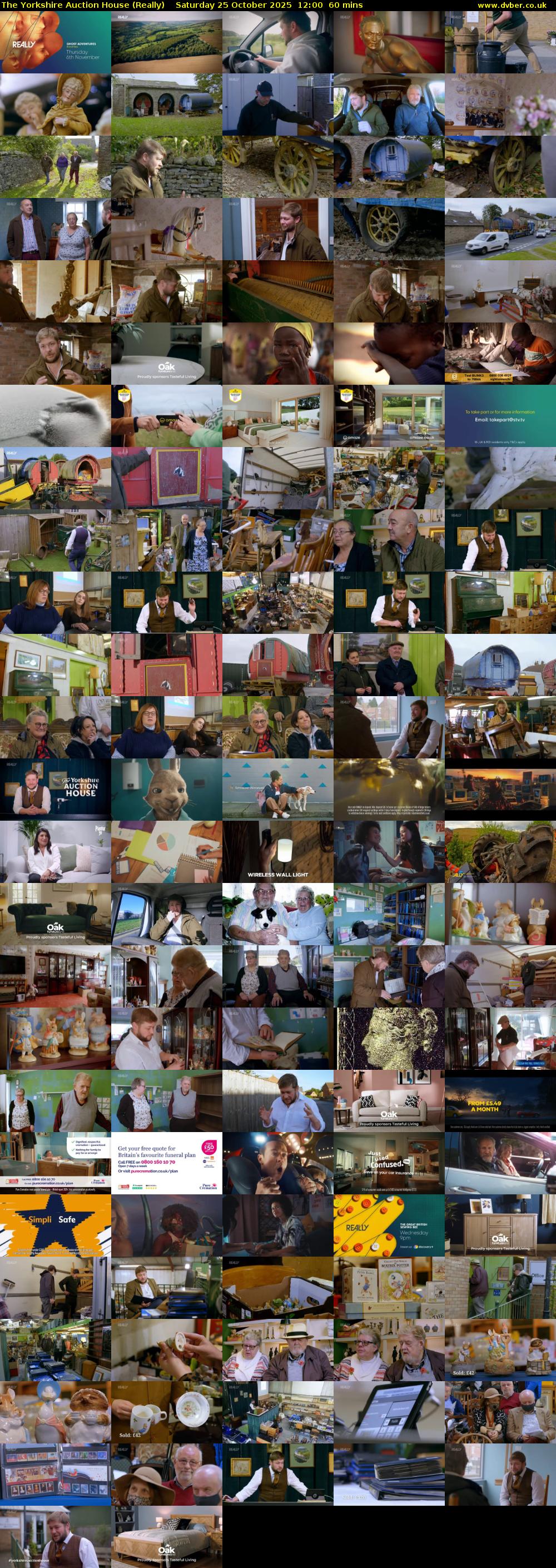 The Yorkshire Auction House (Really) Saturday 25 October 2025 12:00 - 13:00