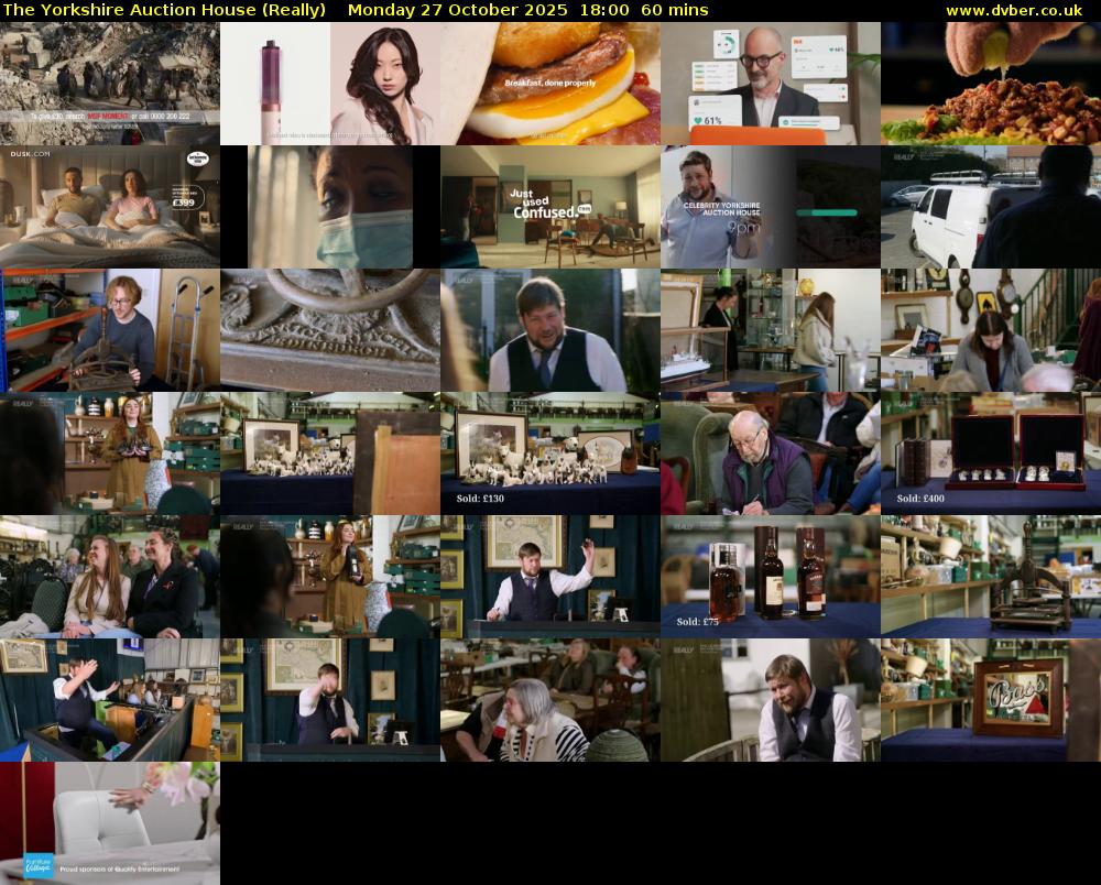 The Yorkshire Auction House (Really) Monday 27 October 2025 18:00 - 19:00