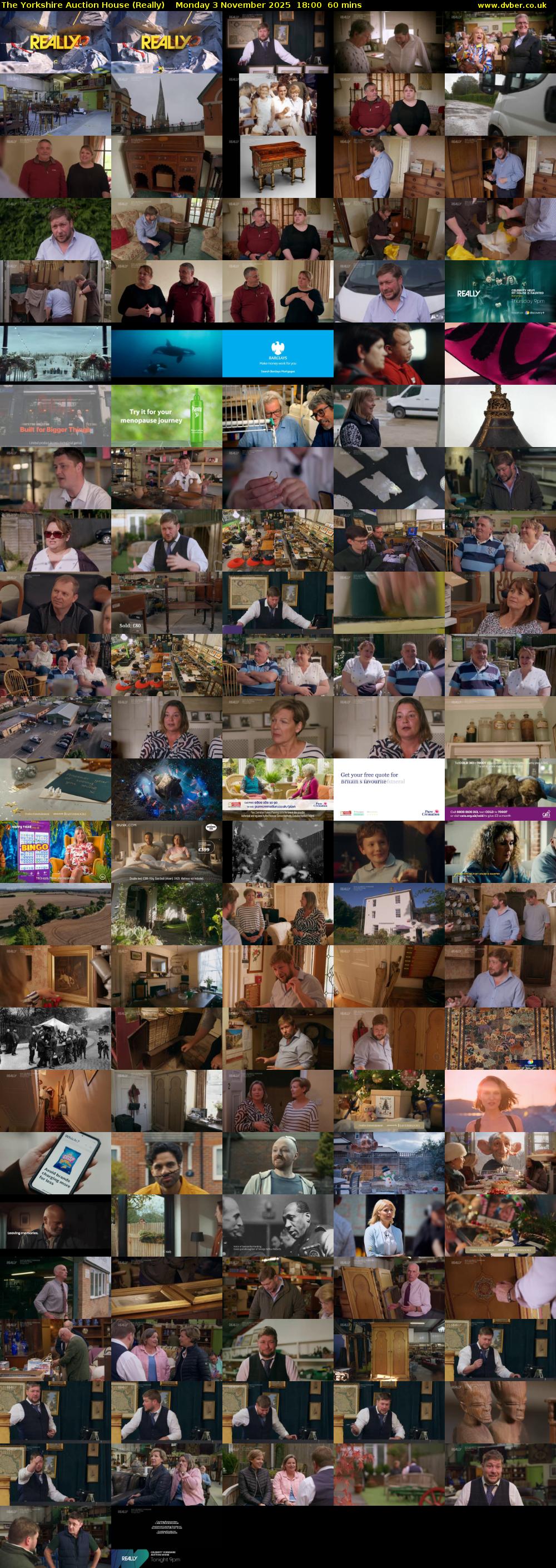 The Yorkshire Auction House (Really) Monday 3 November 2025 18:00 - 19:00