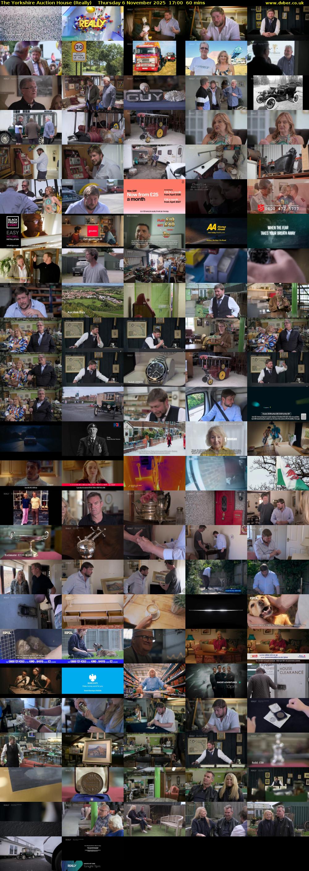 The Yorkshire Auction House (Really) Thursday 6 November 2025 17:00 - 18:00