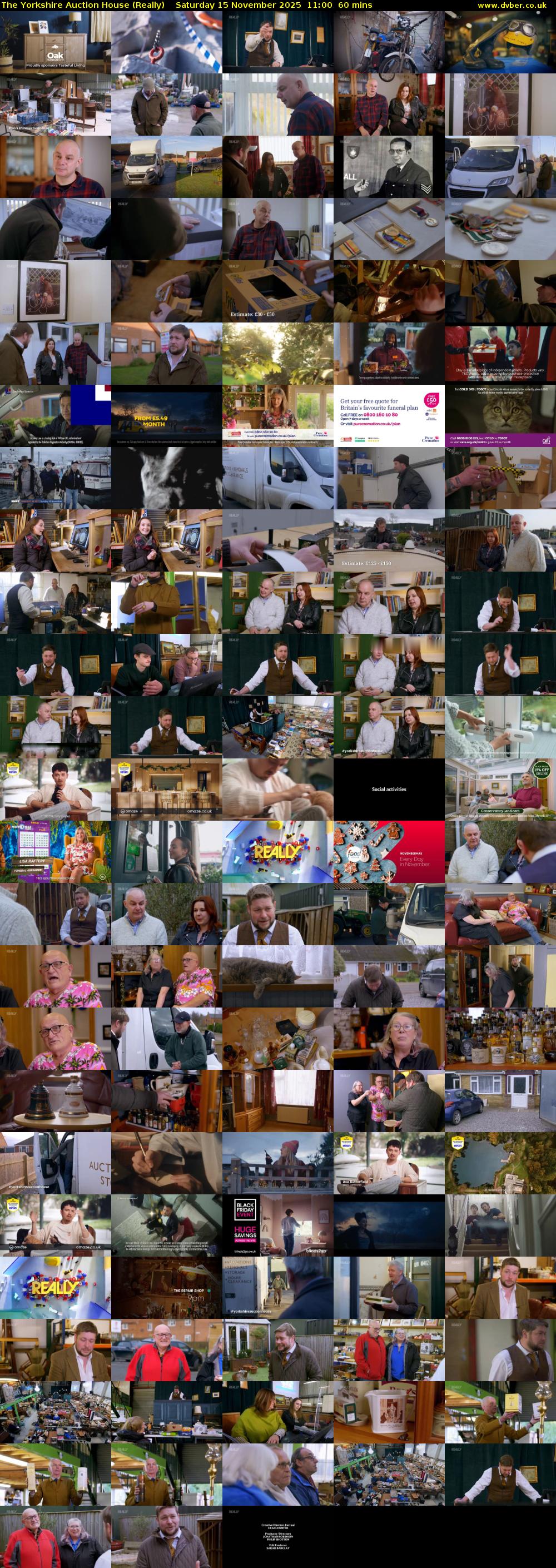 The Yorkshire Auction House (Really) Saturday 15 November 2025 11:00 - 12:00