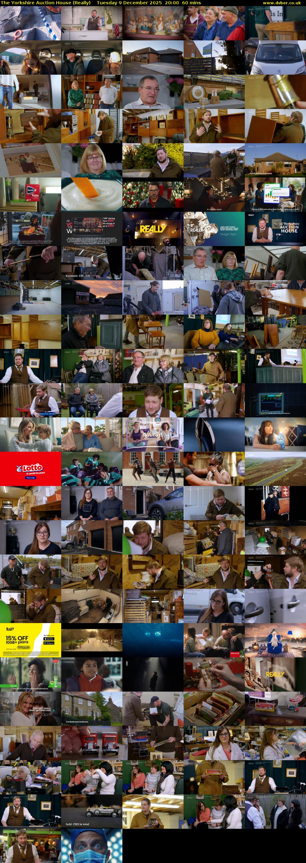 The Yorkshire Auction House (Really) Tuesday 9 December 2025 20:00 - 21:00