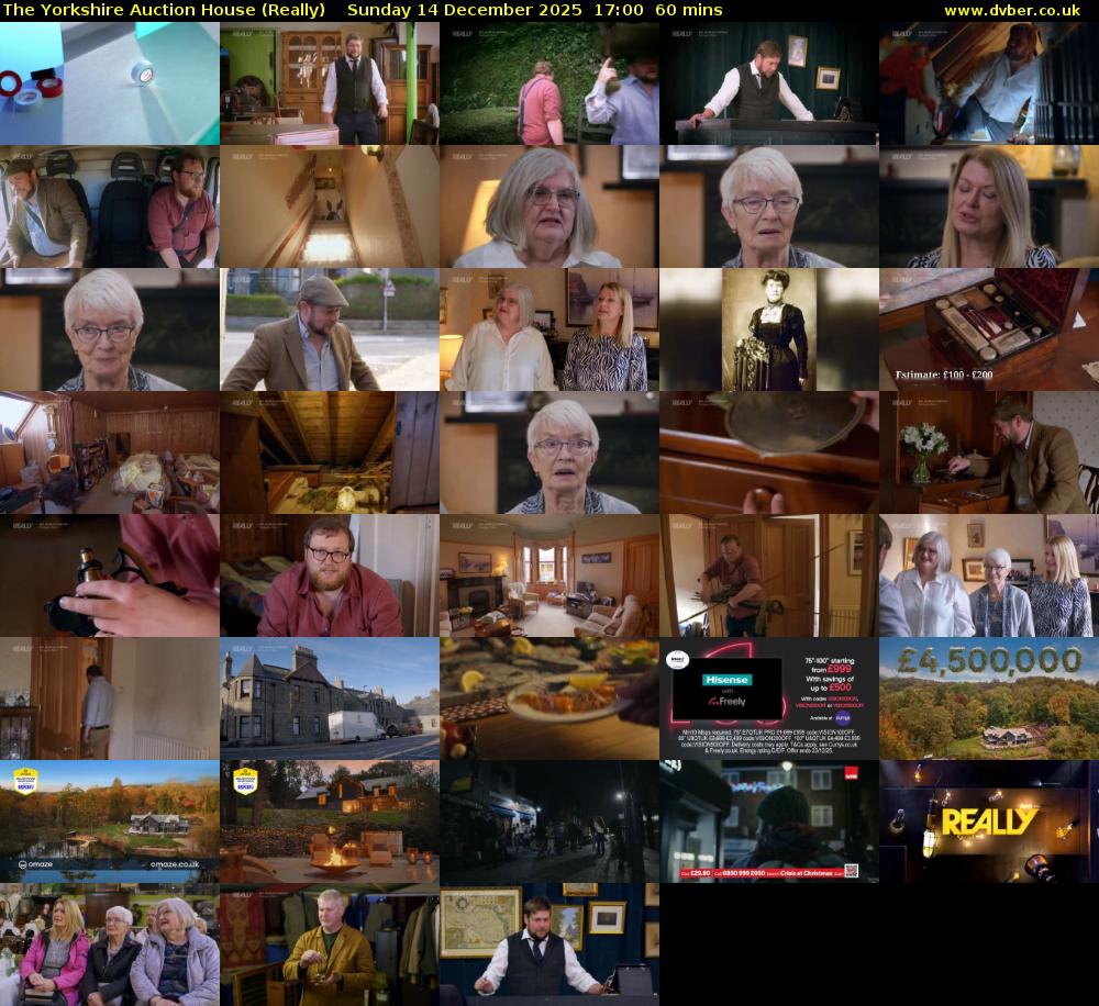 The Yorkshire Auction House (Really) Sunday 14 December 2025 17:00 - 18:00