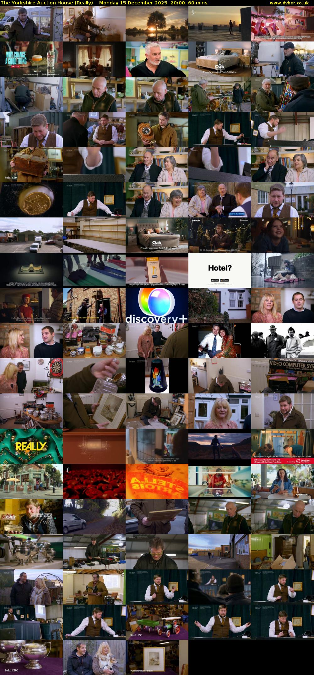 The Yorkshire Auction House (Really) Monday 15 December 2025 20:00 - 21:00