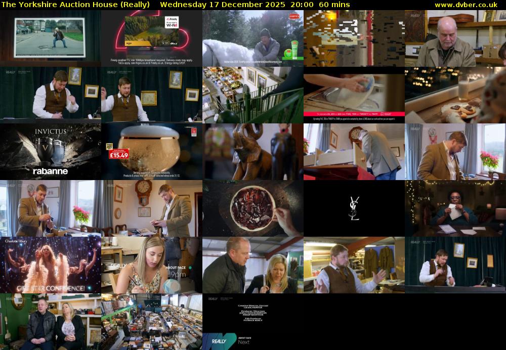 The Yorkshire Auction House (Really) Wednesday 17 December 2025 20:00 - 21:00