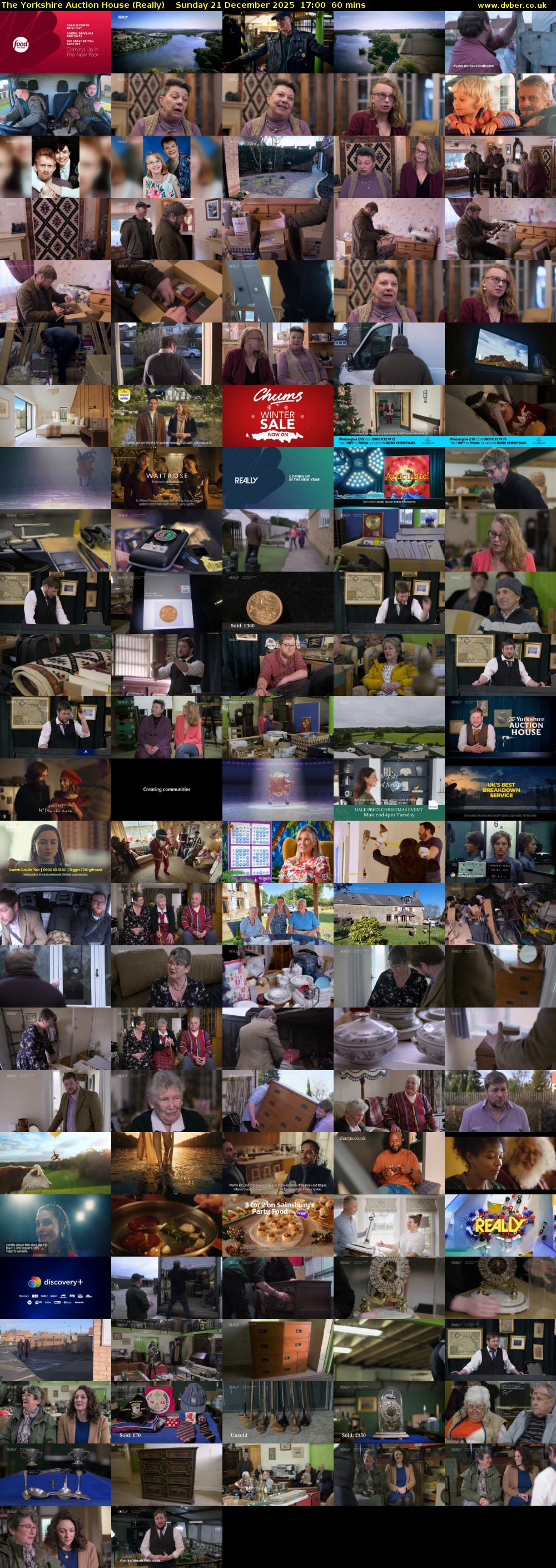 The Yorkshire Auction House (Really) Sunday 21 December 2025 17:00 - 18:00