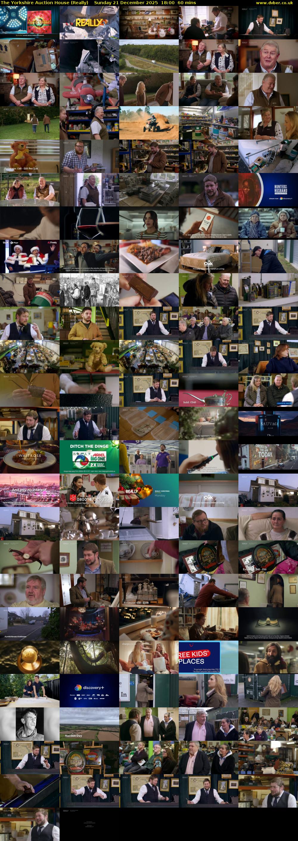 The Yorkshire Auction House (Really) Sunday 21 December 2025 18:00 - 19:00