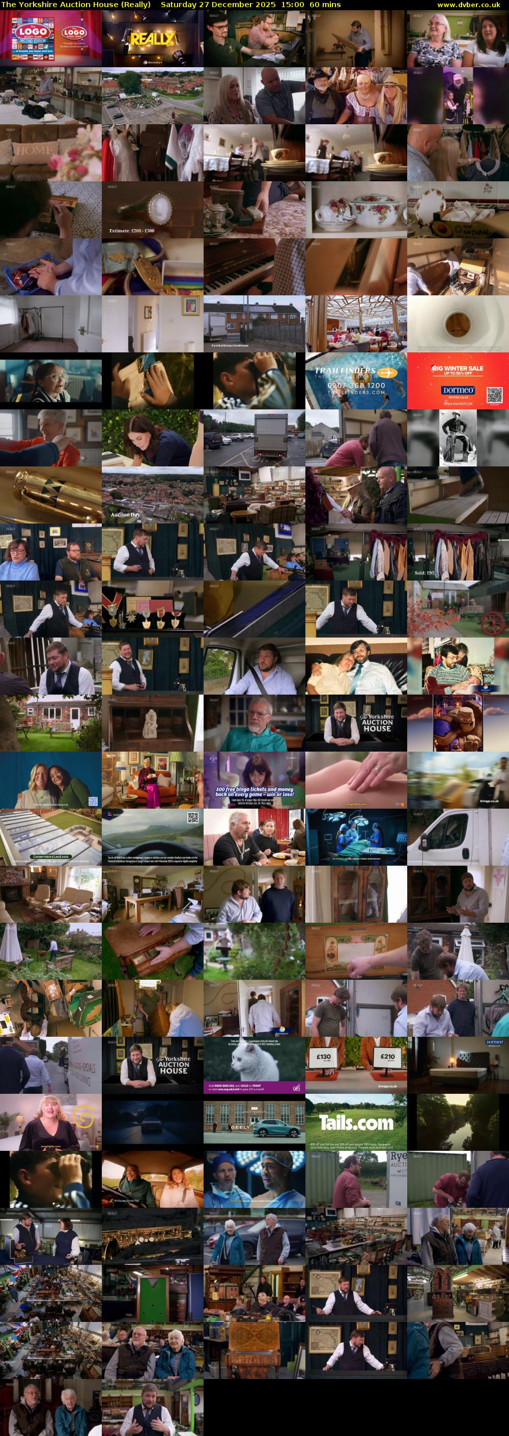 The Yorkshire Auction House (Really) Saturday 27 December 2025 15:00 - 16:00