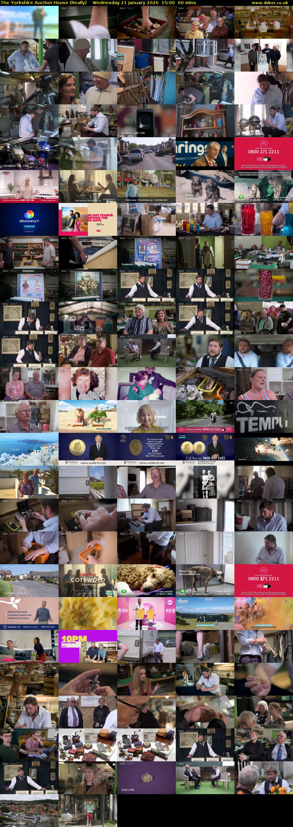 The Yorkshire Auction House (Really) Wednesday 21 January 2026 15:00 - 16:00