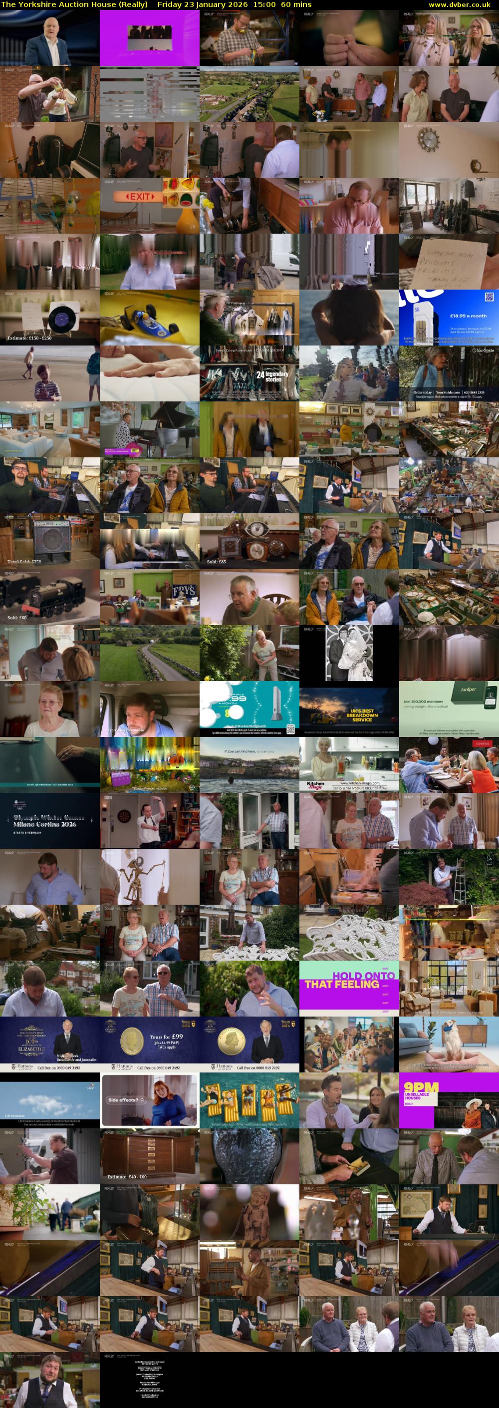 The Yorkshire Auction House (Really) Friday 23 January 2026 15:00 - 16:00