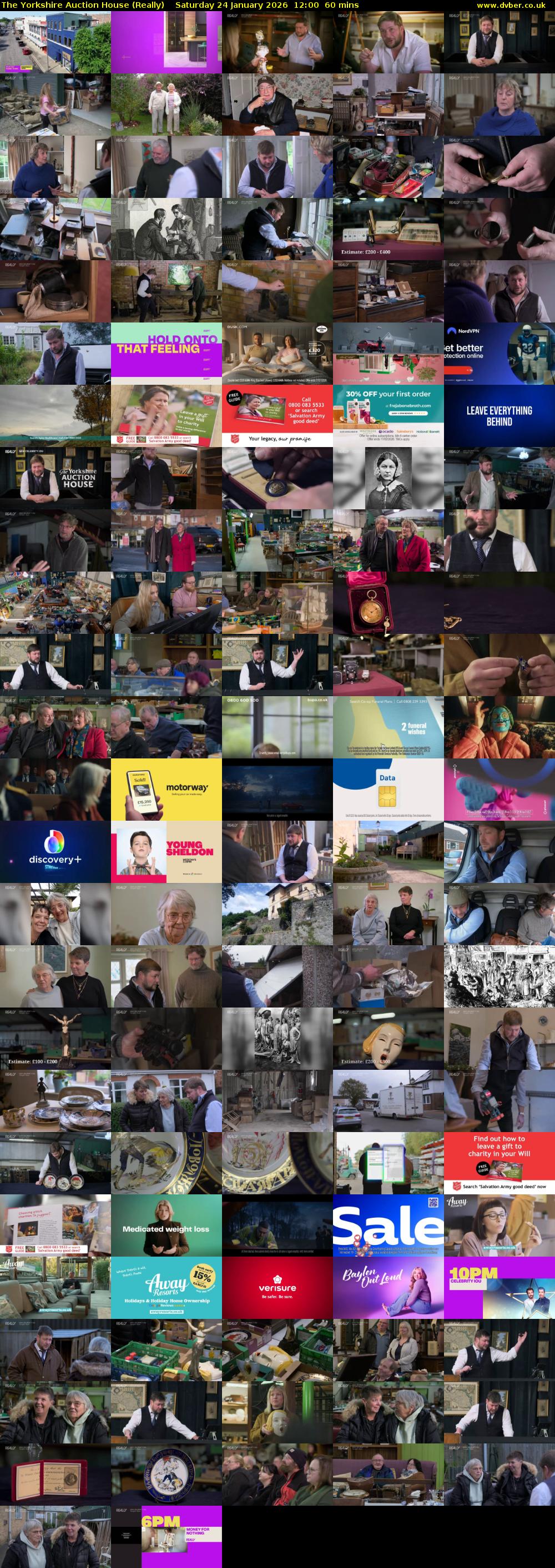 The Yorkshire Auction House (Really) Saturday 24 January 2026 12:00 - 13:00