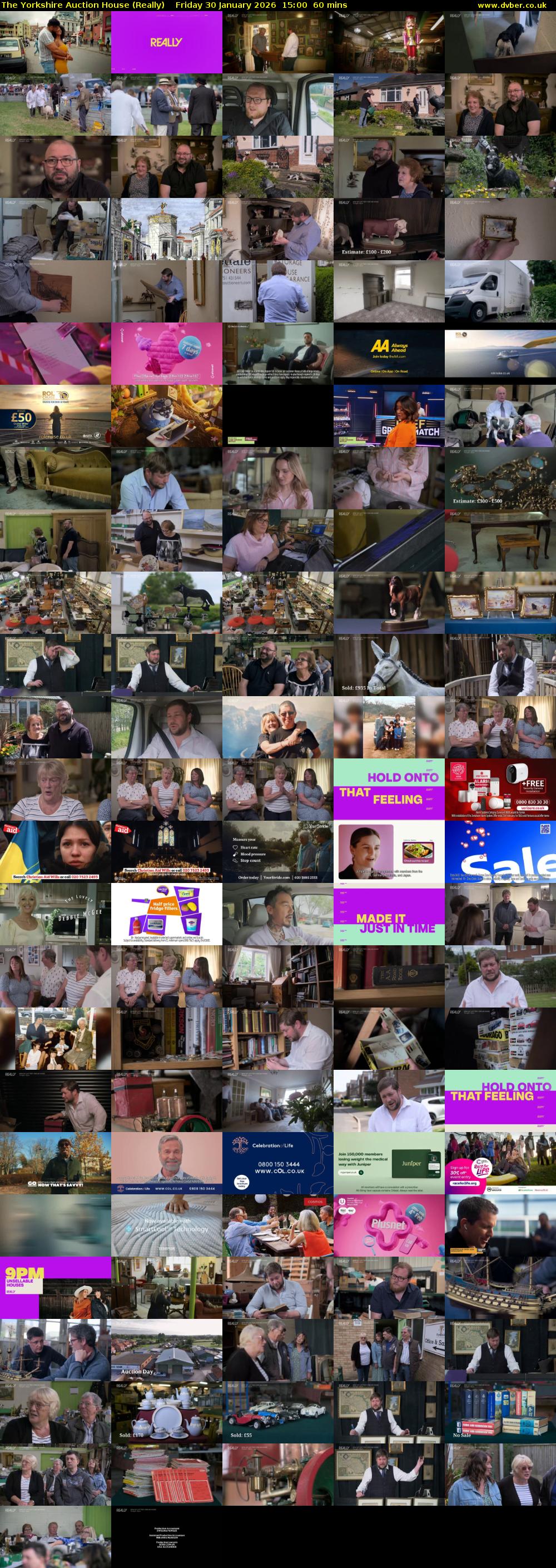 The Yorkshire Auction House (Really) Friday 30 January 2026 15:00 - 16:00