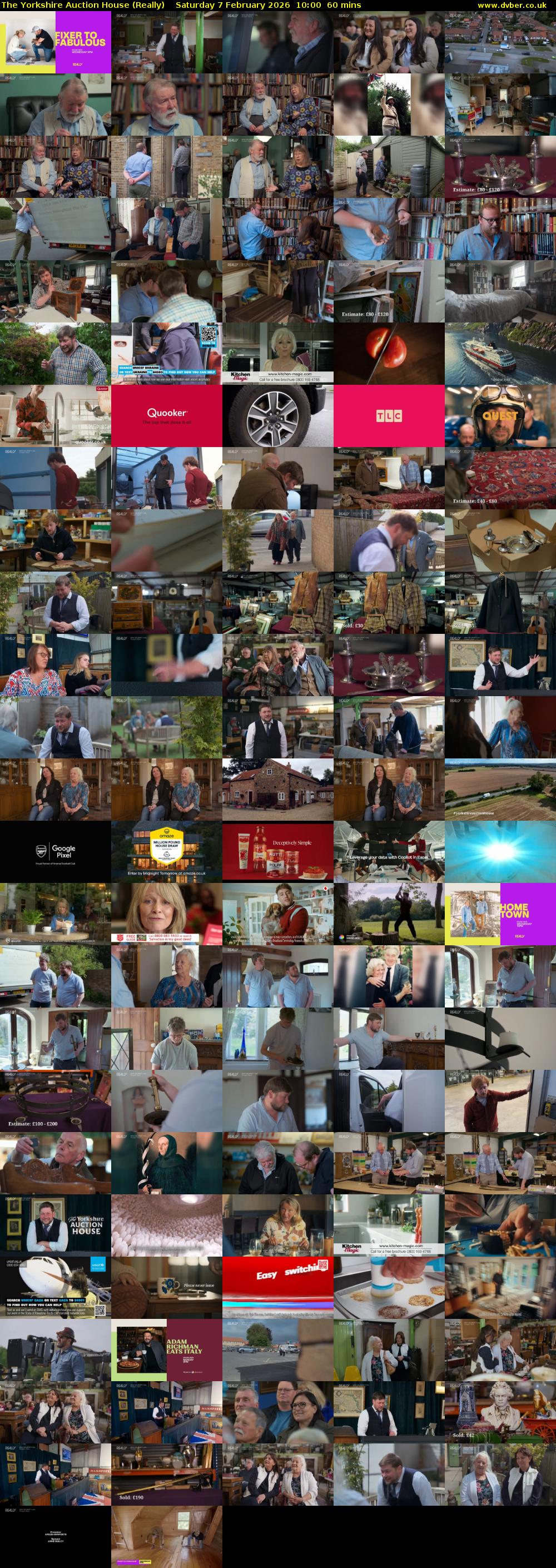 The Yorkshire Auction House (Really) Saturday 7 February 2026 10:00 - 11:00