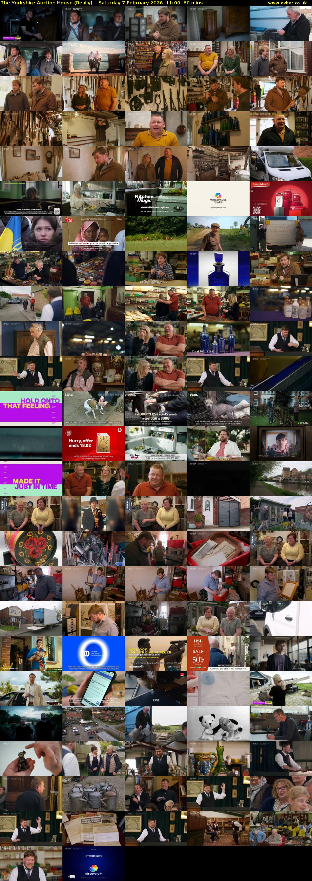 The Yorkshire Auction House (Really) Saturday 7 February 2026 11:00 - 12:00