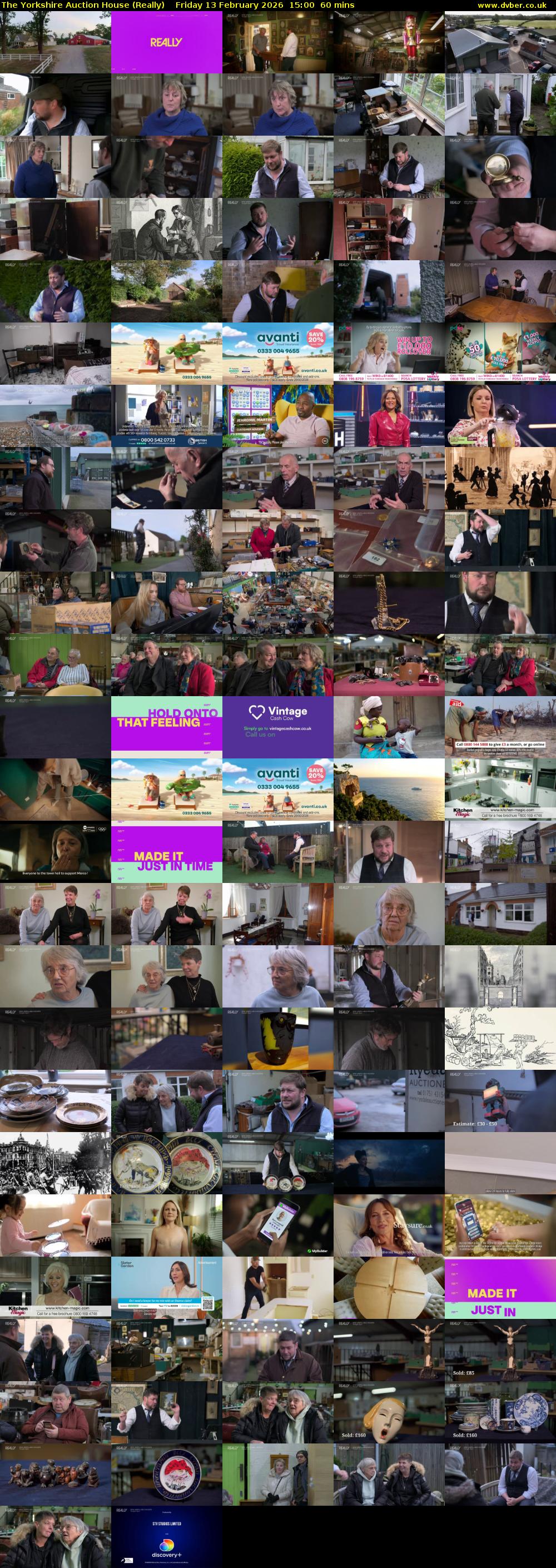 The Yorkshire Auction House (Really) Friday 13 February 2026 15:00 - 16:00