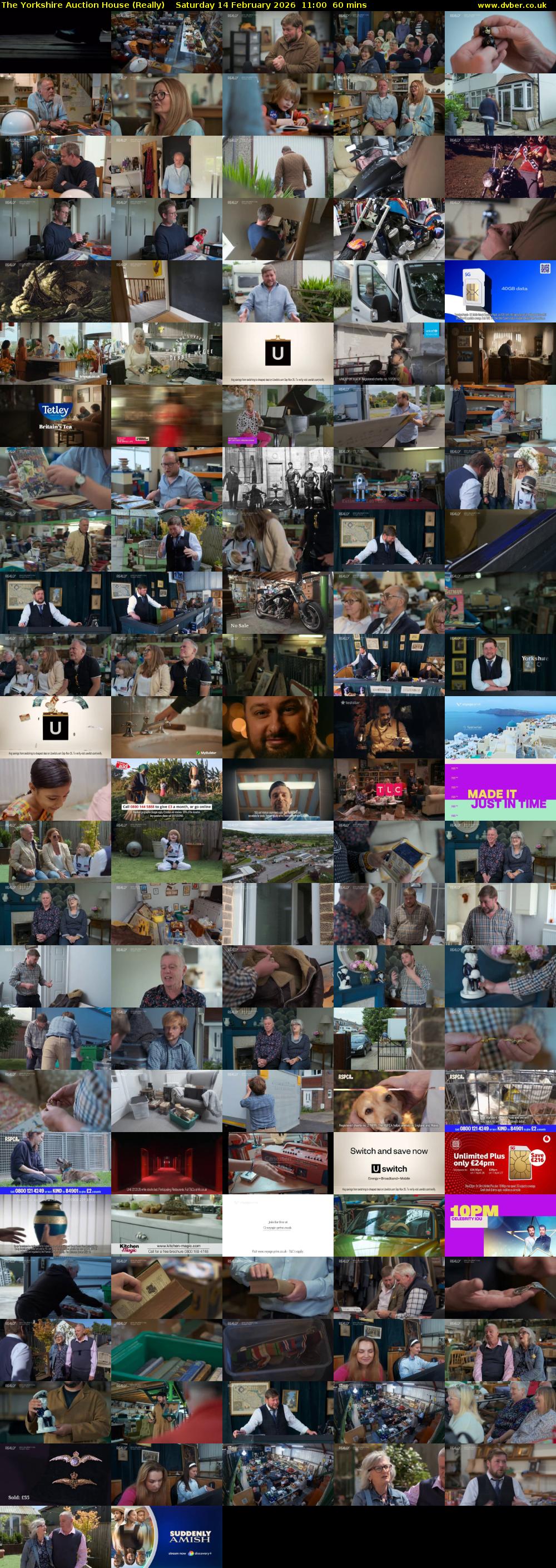 The Yorkshire Auction House (Really) Saturday 14 February 2026 11:00 - 12:00