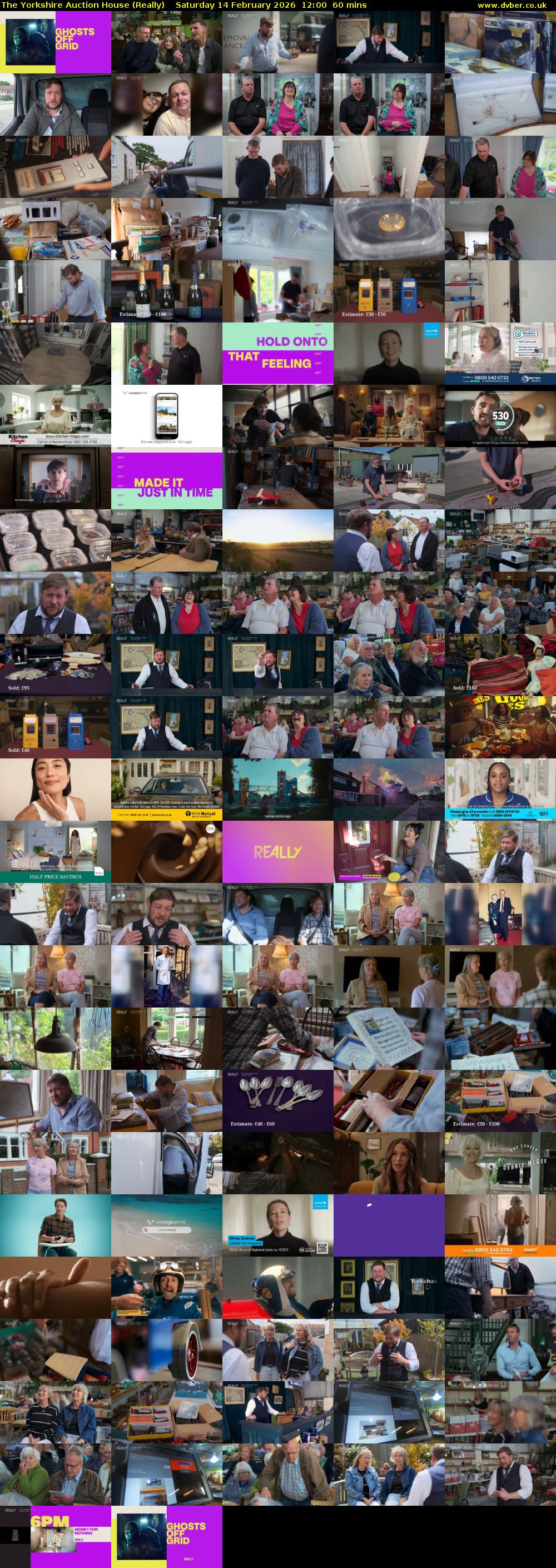 The Yorkshire Auction House (Really) Saturday 14 February 2026 12:00 - 13:00