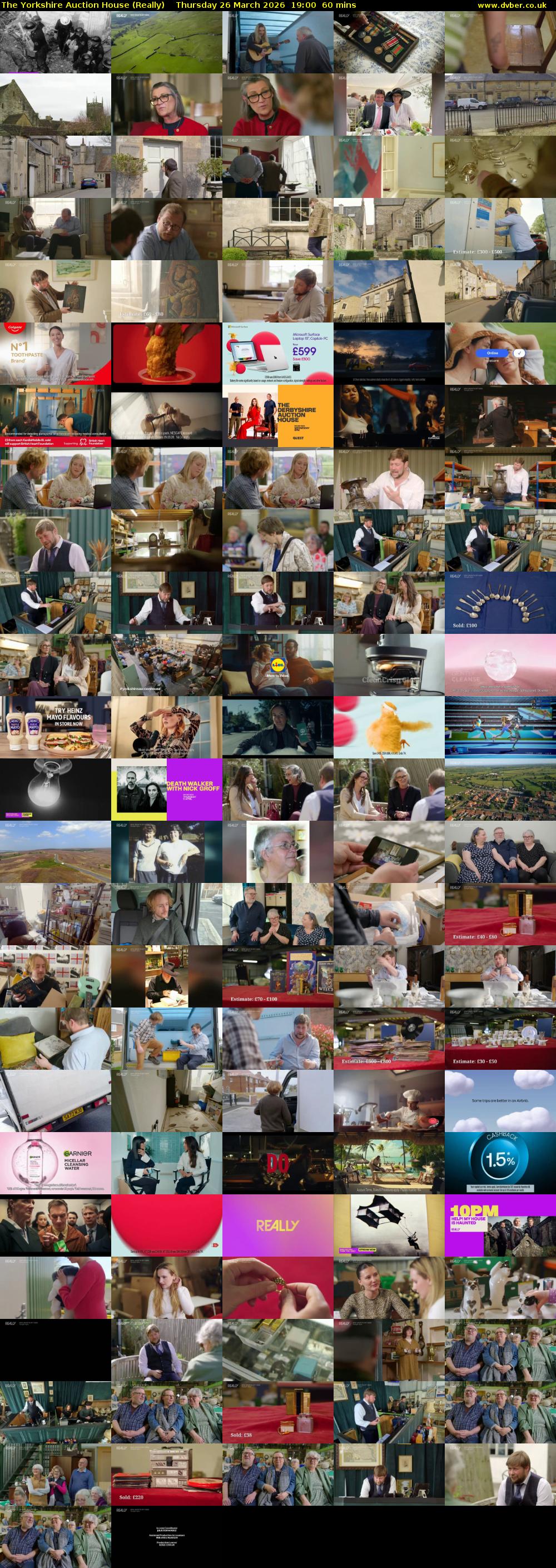 The Yorkshire Auction House (Really) Thursday 26 March 2026 19:00 - 20:00