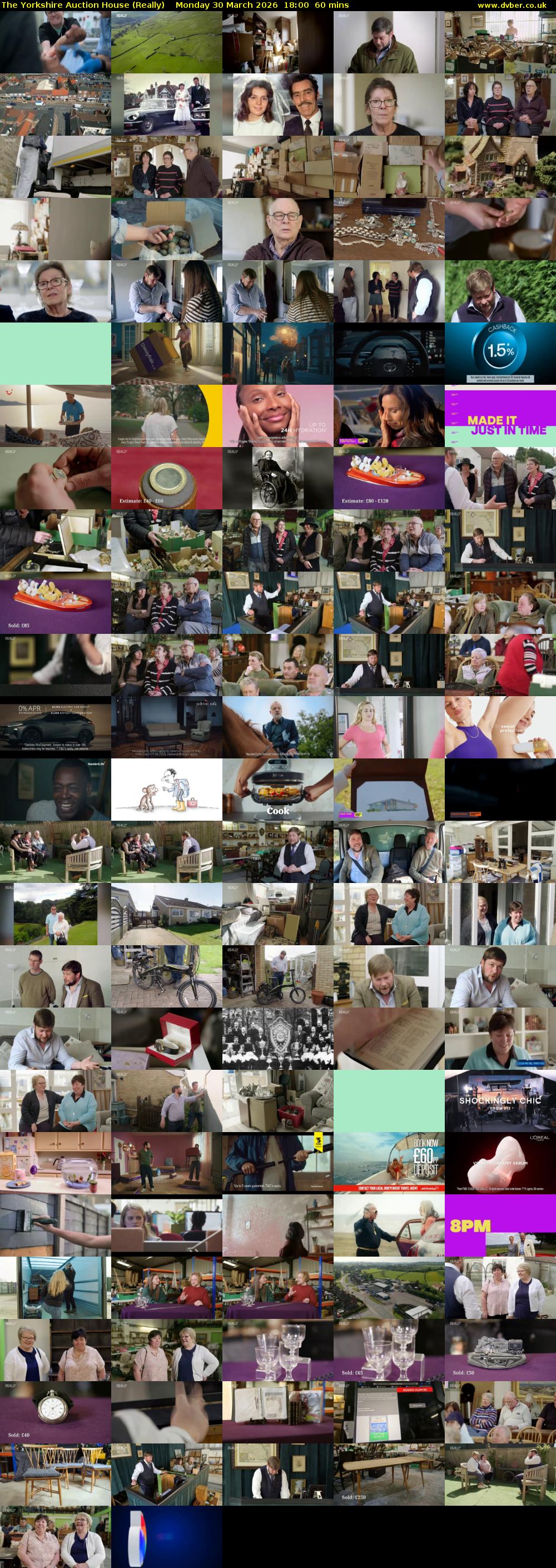 The Yorkshire Auction House (Really) Monday 30 March 2026 18:00 - 19:00