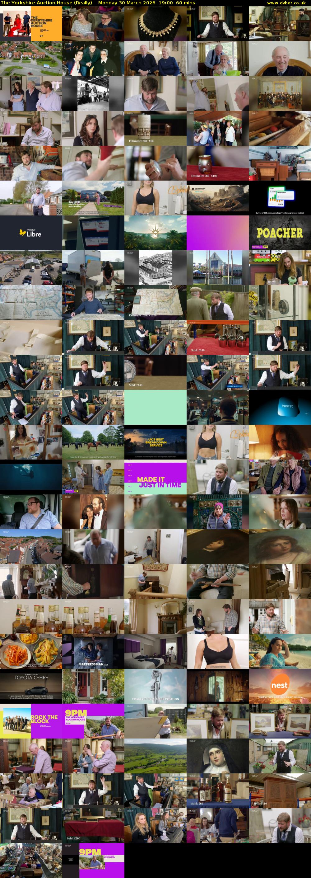 The Yorkshire Auction House (Really) Monday 30 March 2026 19:00 - 20:00