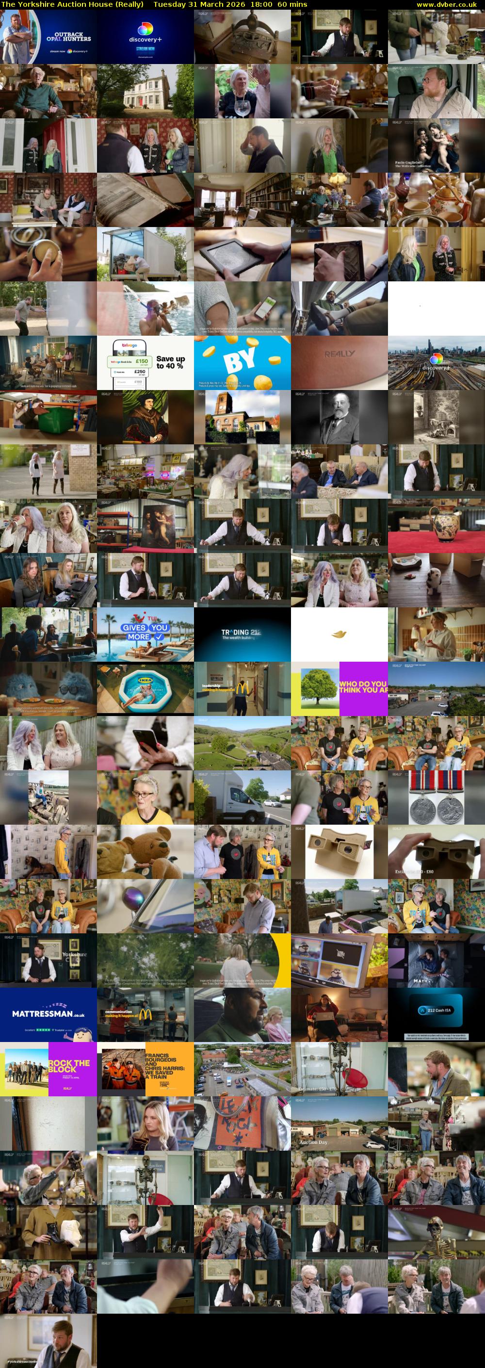 The Yorkshire Auction House (Really) Tuesday 31 March 2026 18:00 - 19:00