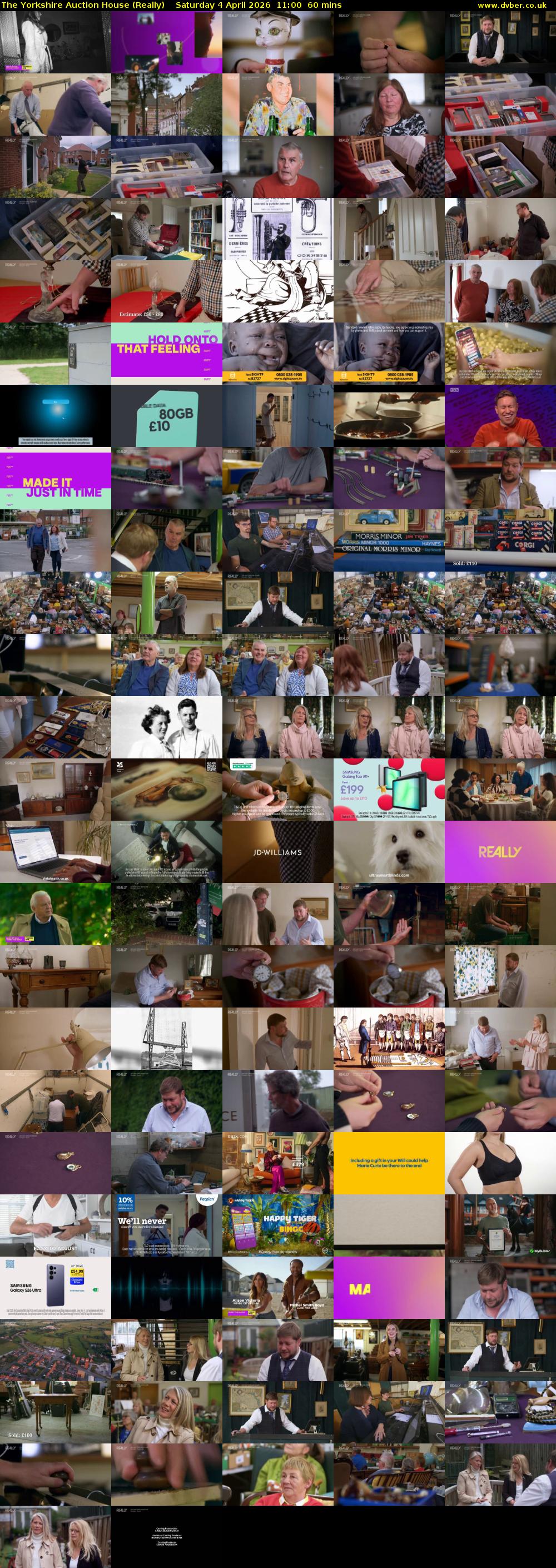 The Yorkshire Auction House (Really) Saturday 4 April 2026 11:00 - 12:00