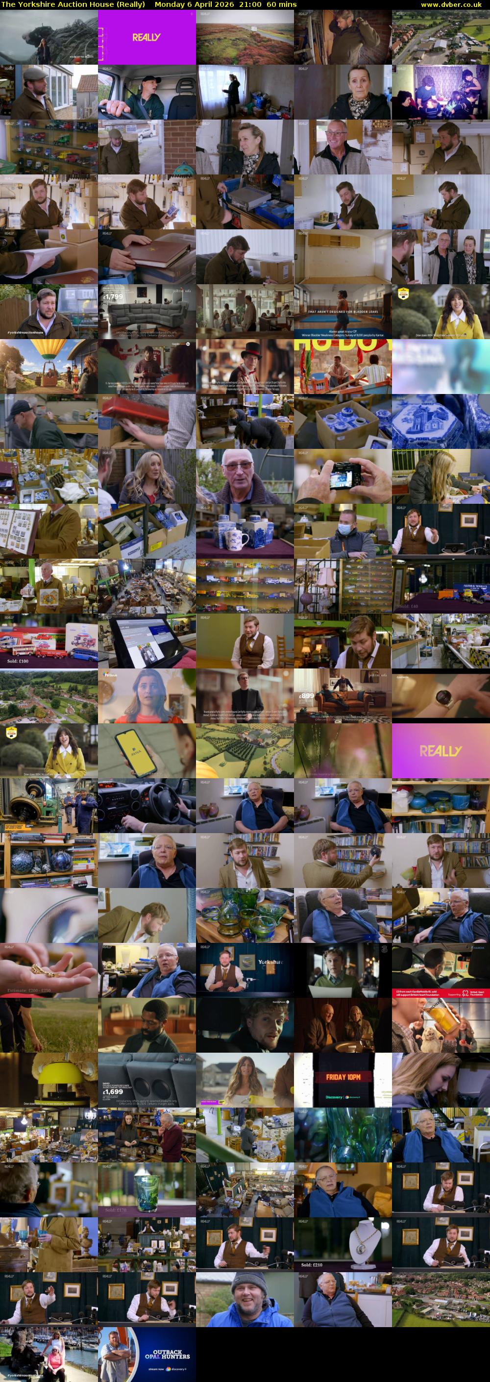 The Yorkshire Auction House (Really) Monday 6 April 2026 21:00 - 22:00