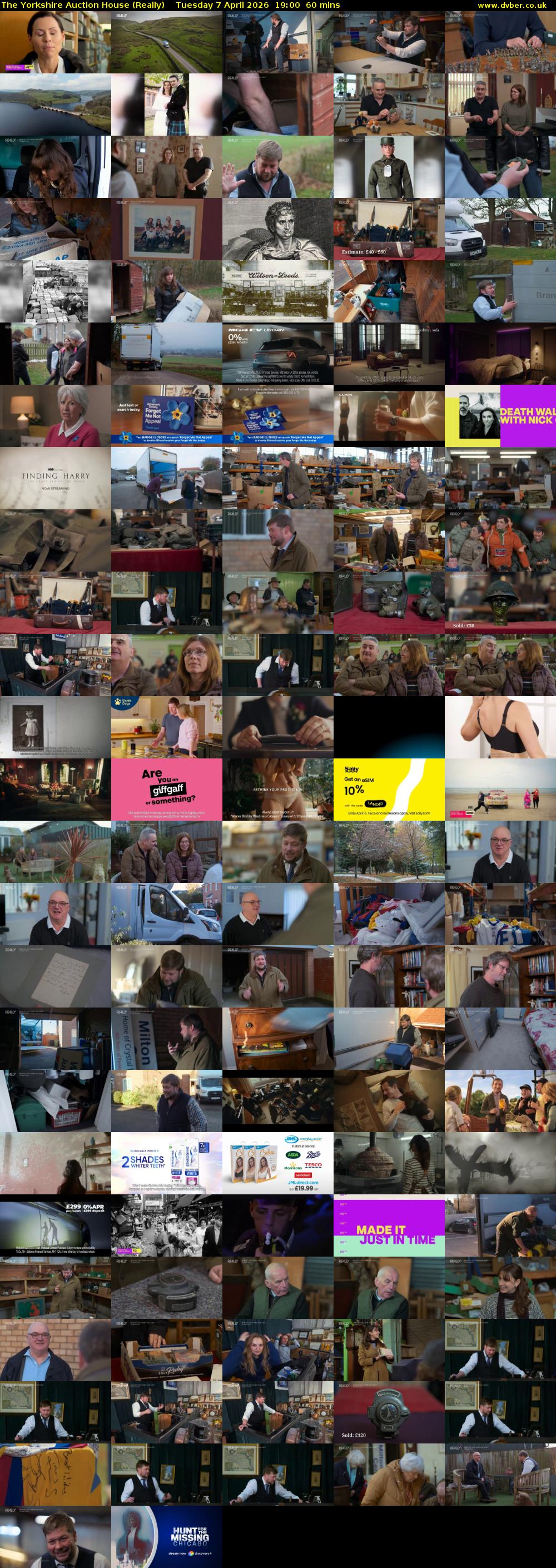 The Yorkshire Auction House (Really) Tuesday 7 April 2026 19:00 - 20:00