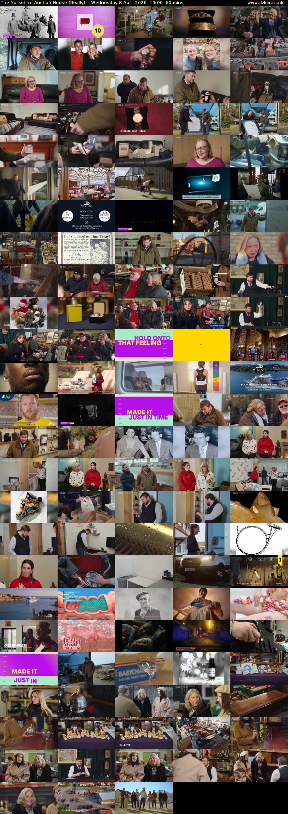 The Yorkshire Auction House (Really) Wednesday 8 April 2026 19:00 - 20:00