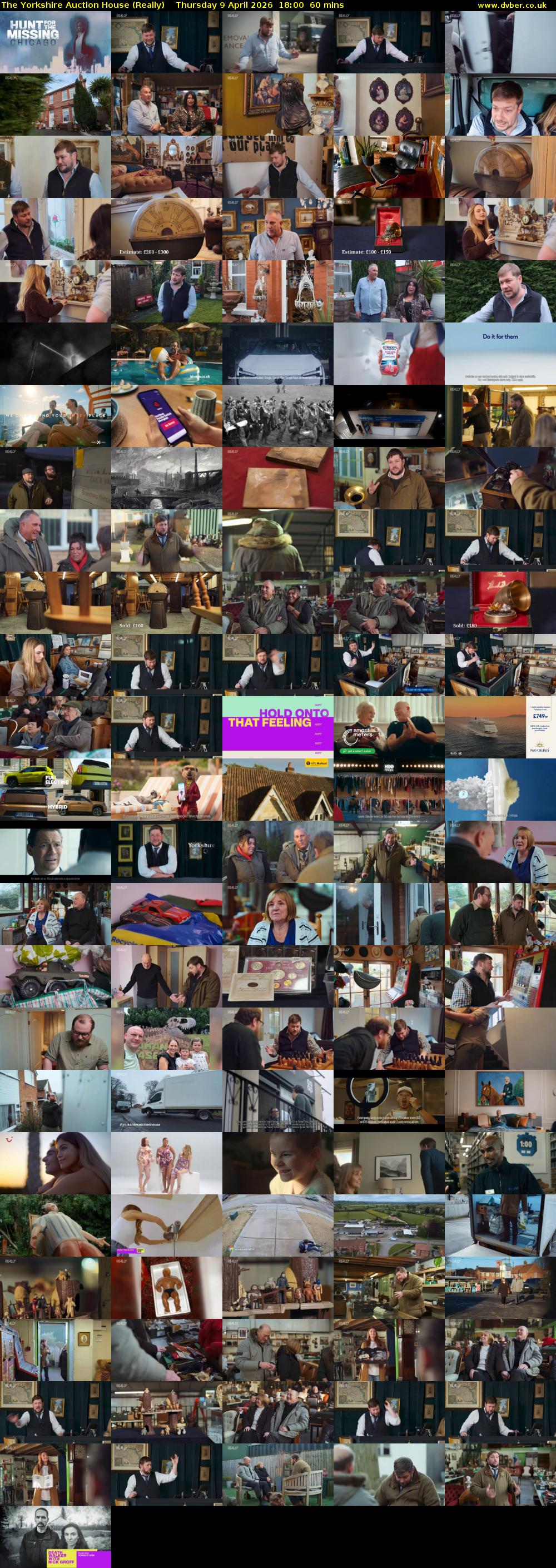 The Yorkshire Auction House (Really) Thursday 9 April 2026 18:00 - 19:00