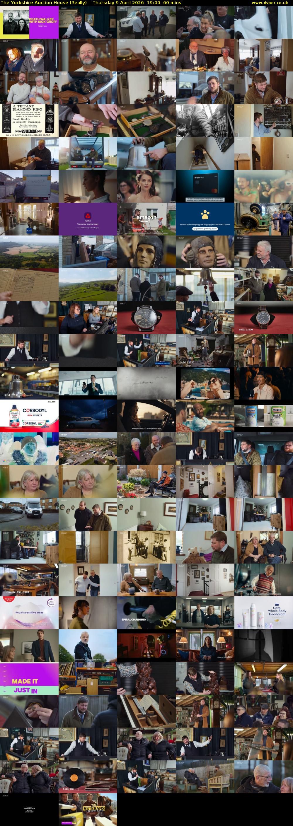 The Yorkshire Auction House (Really) Thursday 9 April 2026 19:00 - 20:00