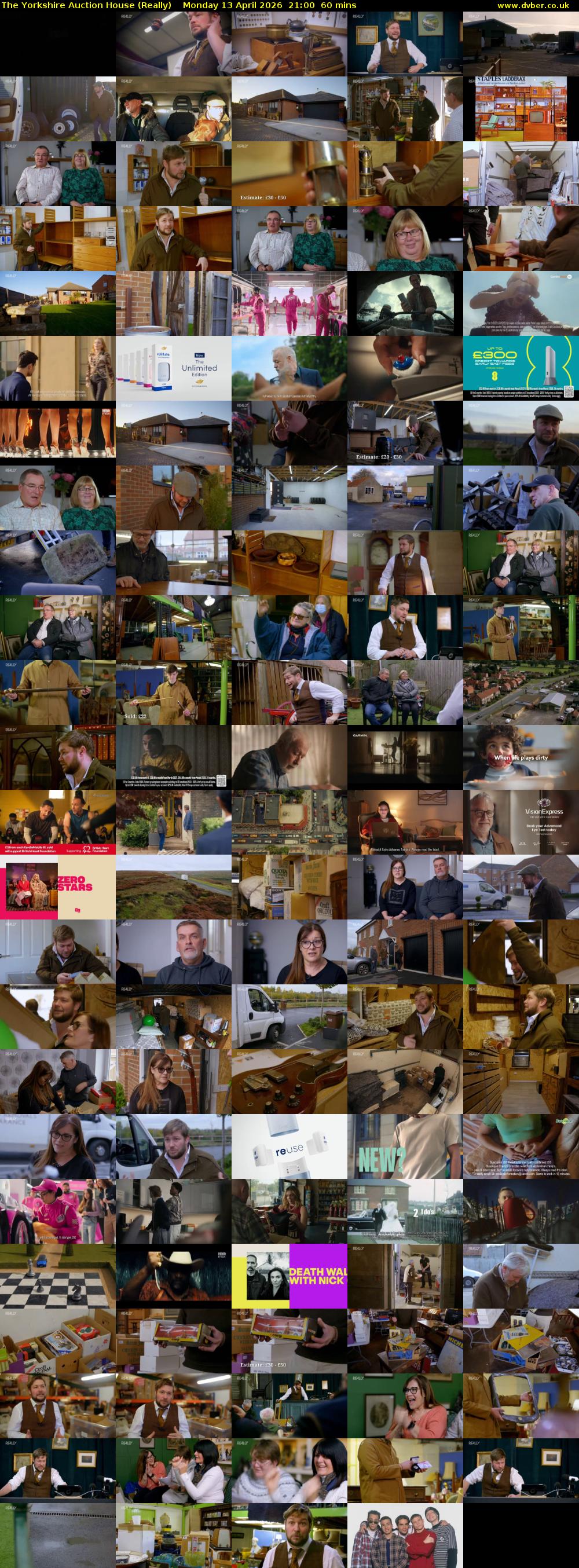The Yorkshire Auction House (Really) Monday 13 April 2026 21:00 - 22:00