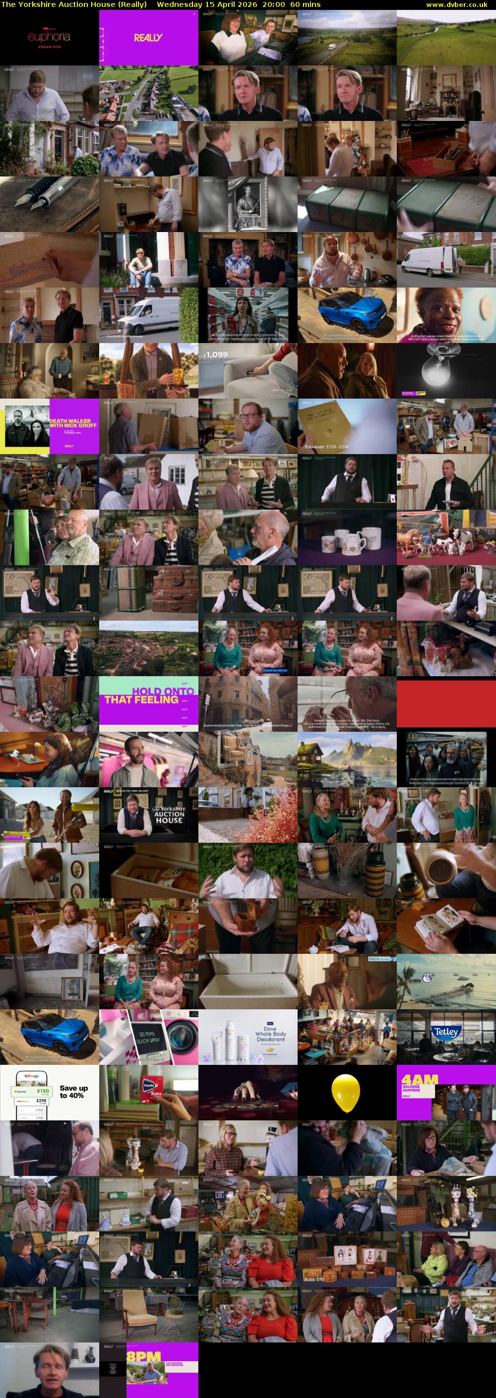 The Yorkshire Auction House (Really) Wednesday 15 April 2026 20:00 - 21:00