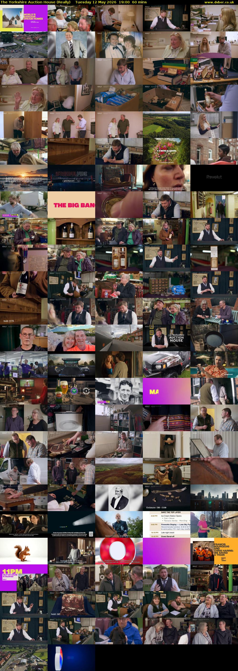 The Yorkshire Auction House (Really) Tuesday 12 May 2026 19:00 - 20:00