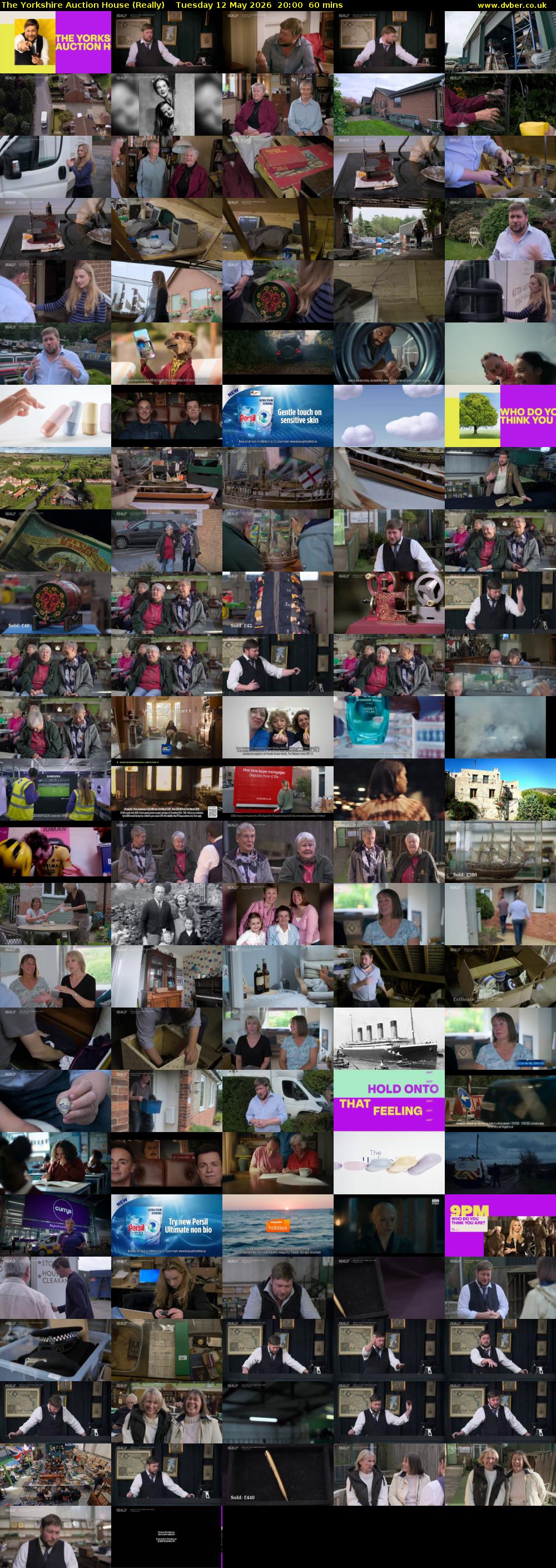 The Yorkshire Auction House (Really) Tuesday 12 May 2026 20:00 - 21:00