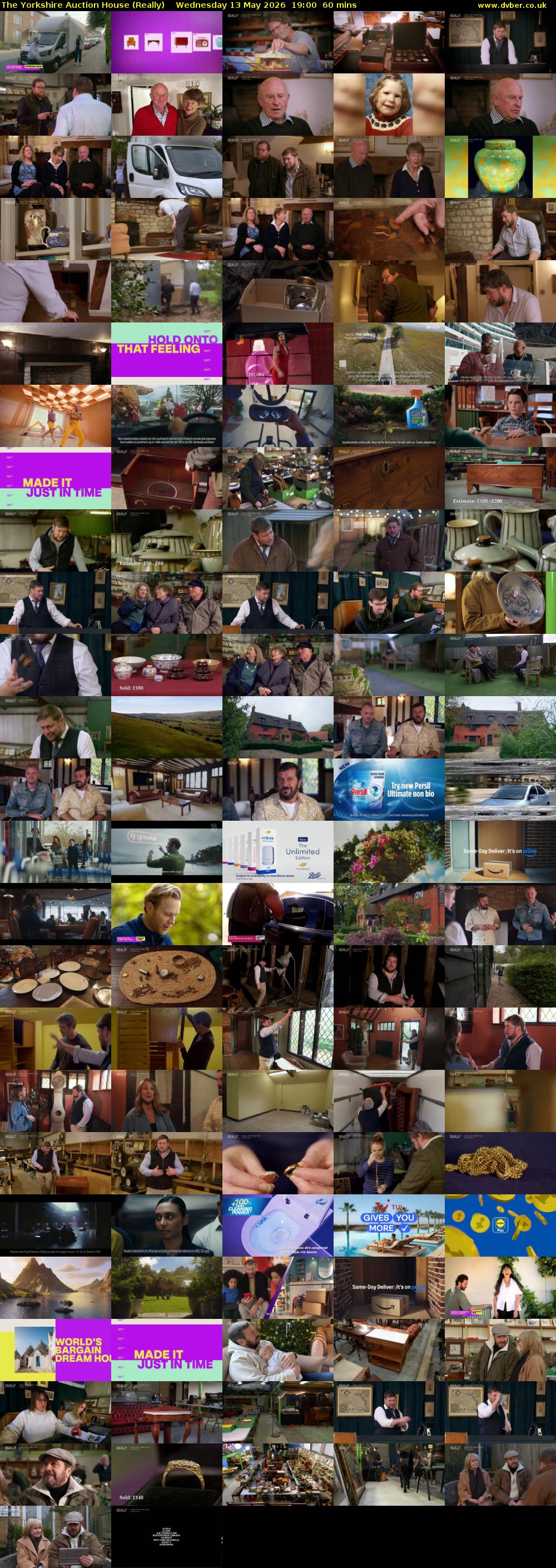The Yorkshire Auction House (Really) Wednesday 13 May 2026 19:00 - 20:00