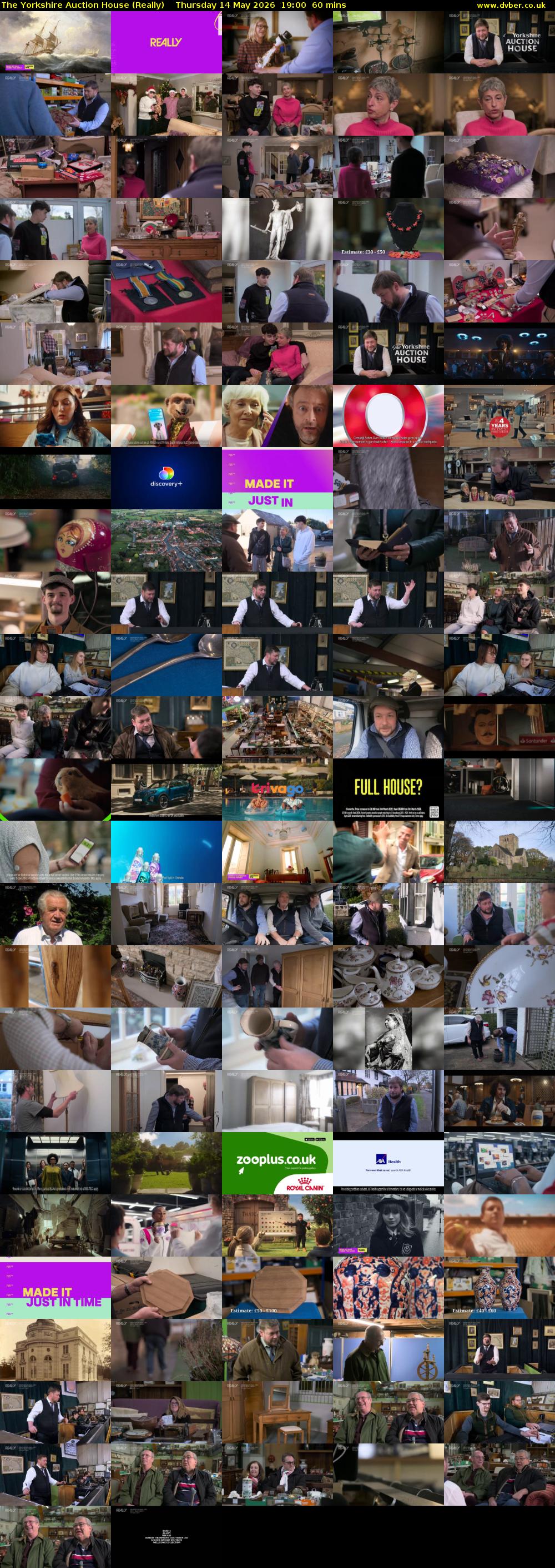 The Yorkshire Auction House (Really) Thursday 14 May 2026 19:00 - 20:00
