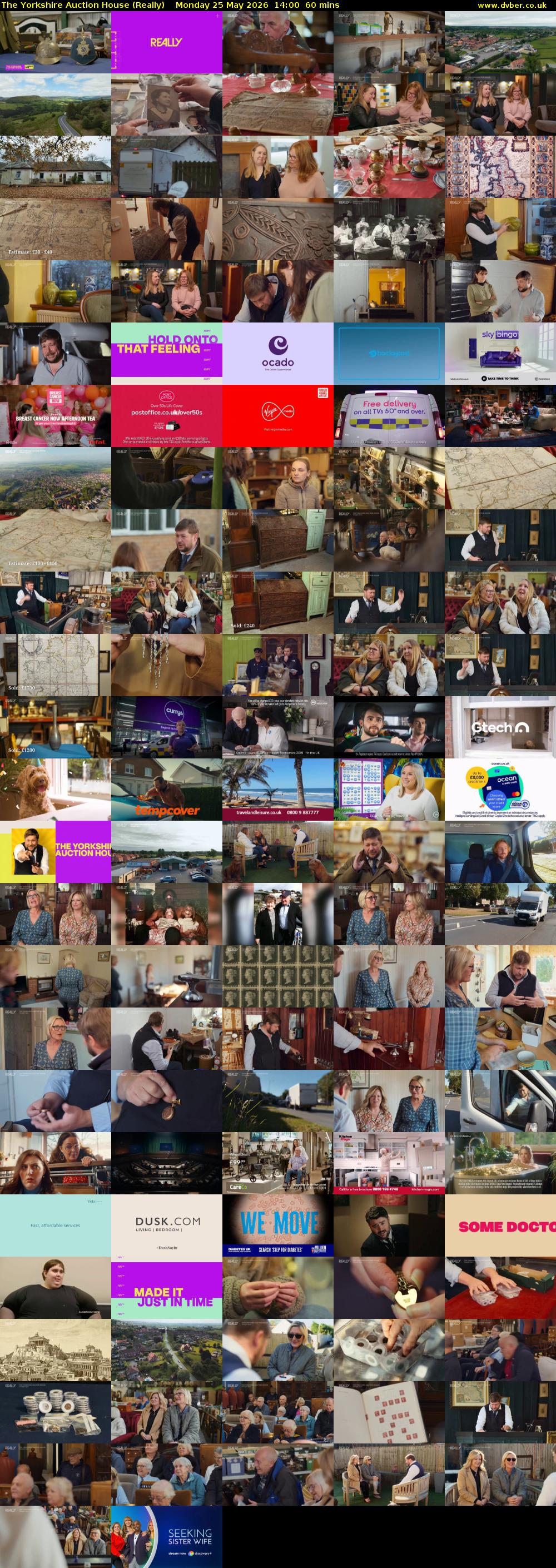 The Yorkshire Auction House (Really) Monday 25 May 2026 14:00 - 15:00