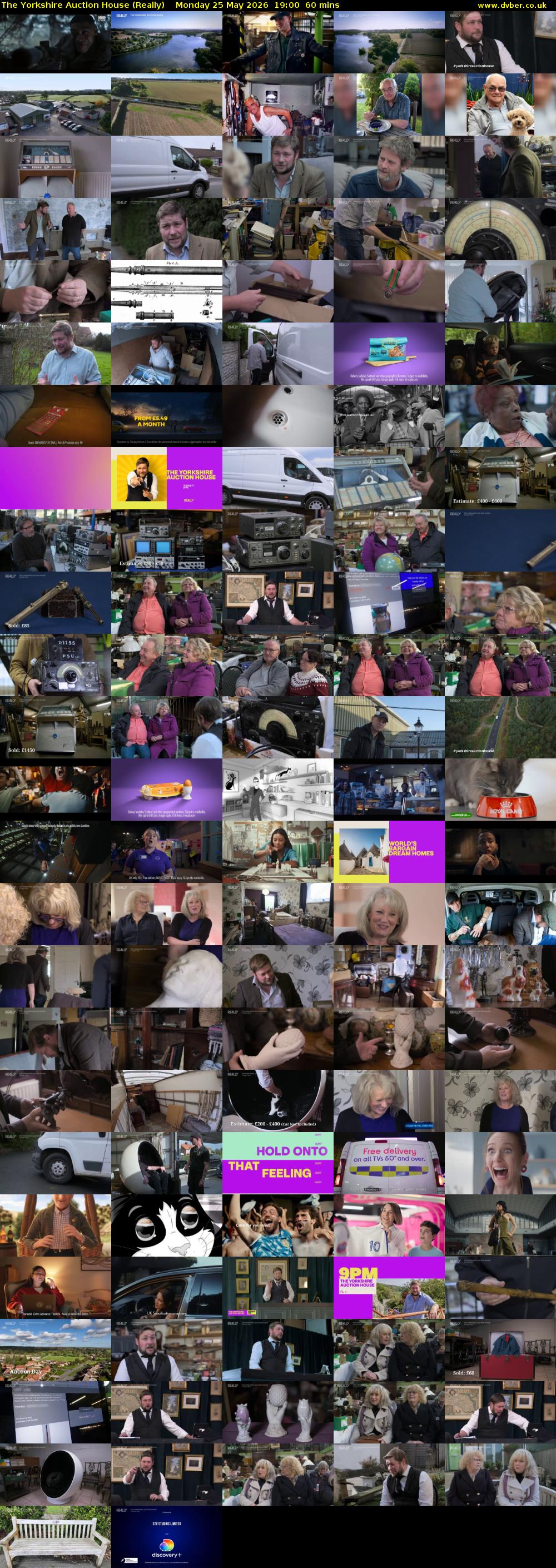 The Yorkshire Auction House (Really) Monday 25 May 2026 19:00 - 20:00