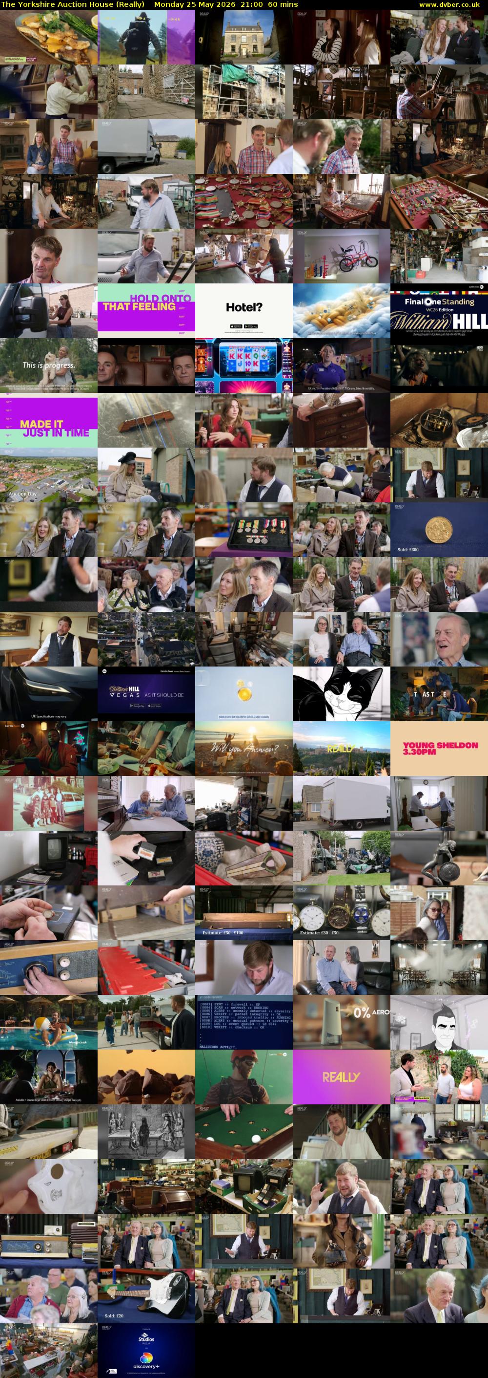 The Yorkshire Auction House (Really) Monday 25 May 2026 21:00 - 22:00