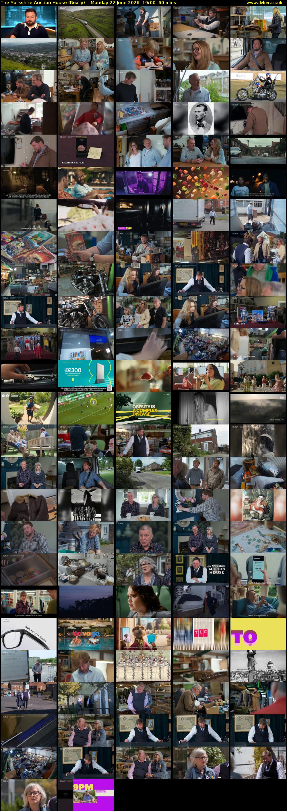 The Yorkshire Auction House (Really) Monday 22 June 2026 19:00 - 20:00