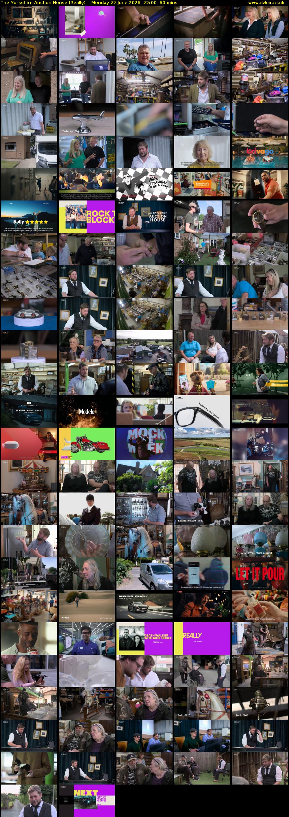 The Yorkshire Auction House (Really) Monday 22 June 2026 22:00 - 23:00