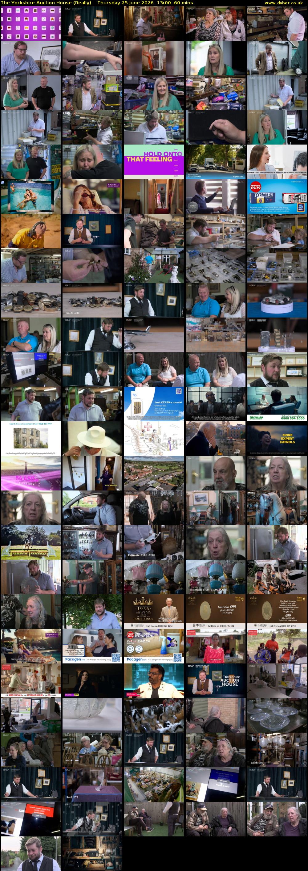 The Yorkshire Auction House (Really) Thursday 25 June 2026 13:00 - 14:00