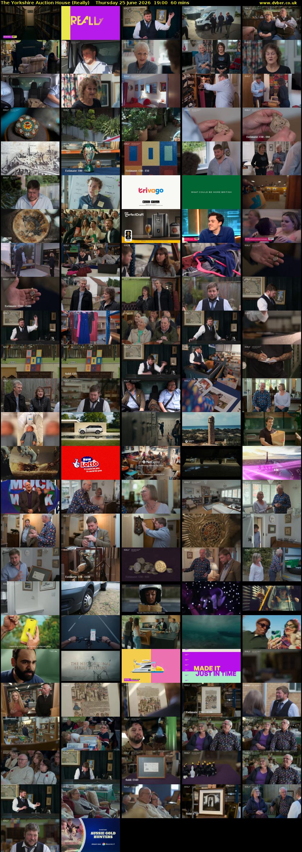 The Yorkshire Auction House (Really) Thursday 25 June 2026 19:00 - 20:00