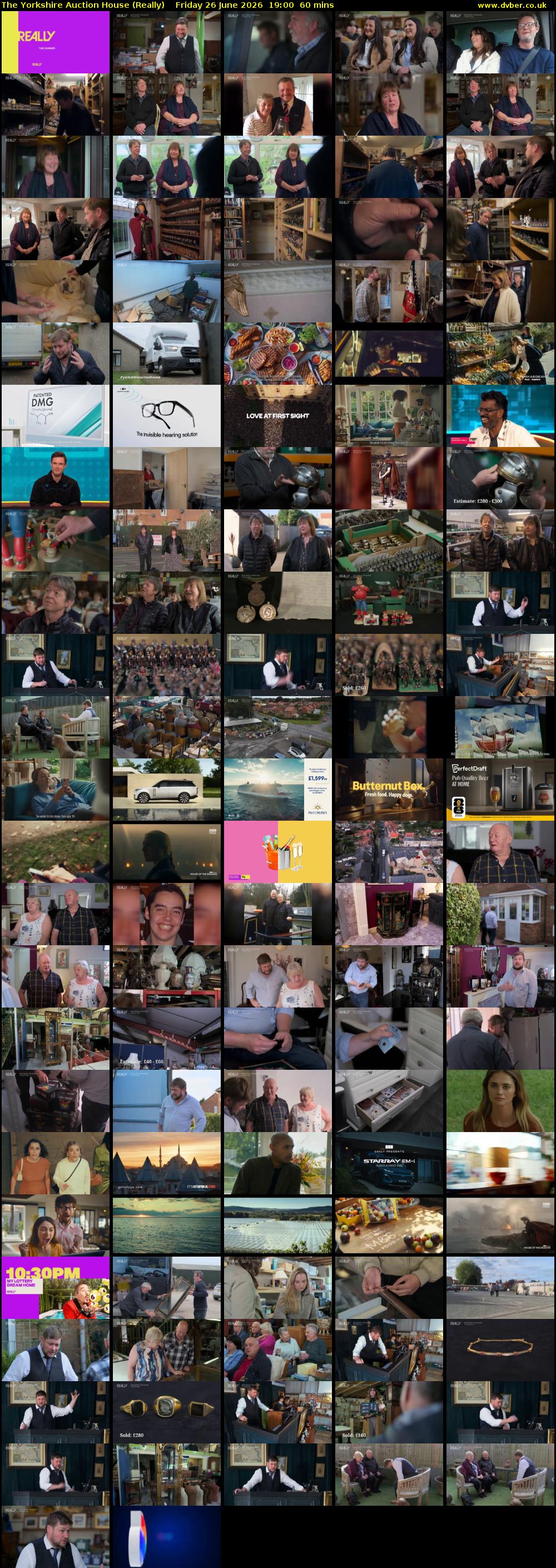 The Yorkshire Auction House (Really) Friday 26 June 2026 19:00 - 20:00