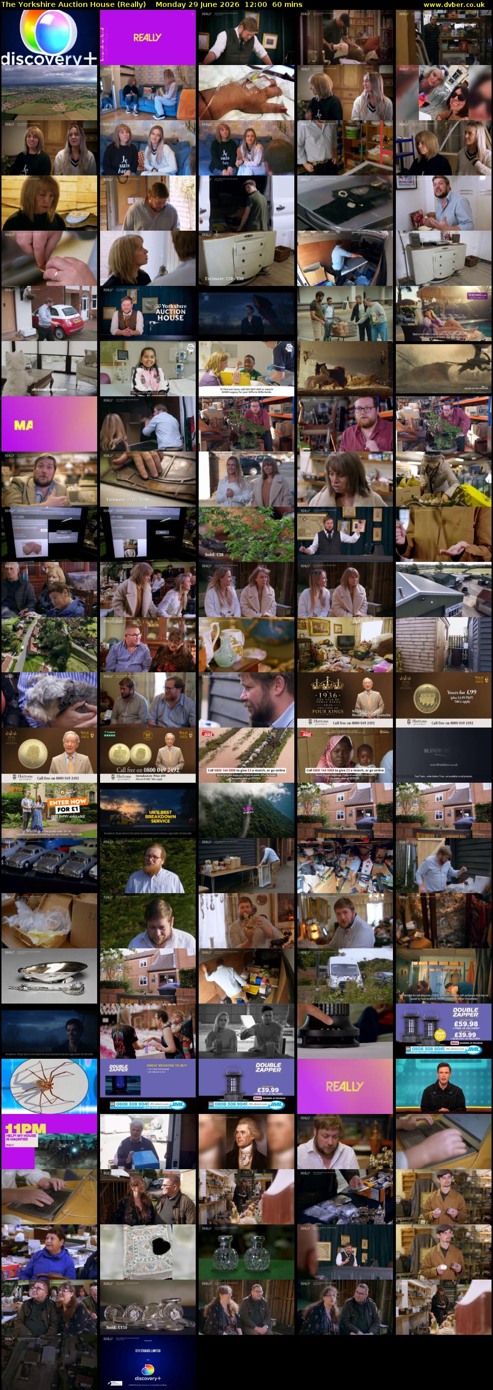 The Yorkshire Auction House (Really) Monday 29 June 2026 12:00 - 13:00