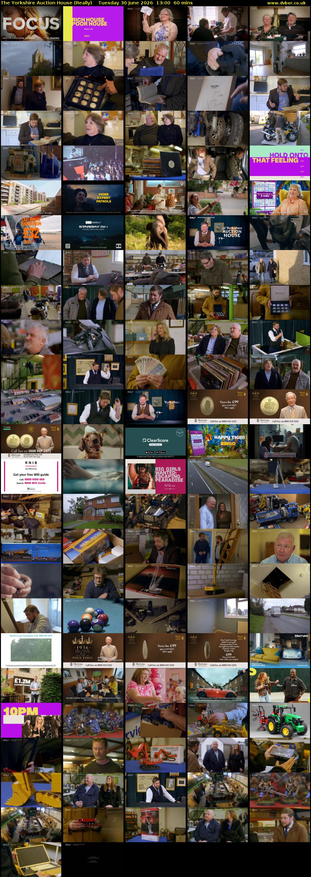 The Yorkshire Auction House (Really) Tuesday 30 June 2026 13:00 - 14:00