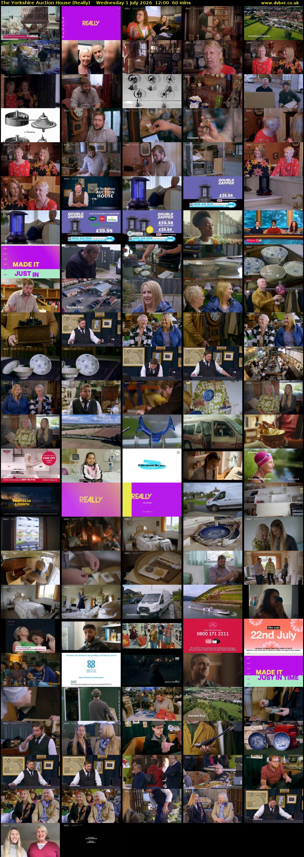The Yorkshire Auction House (Really) Wednesday 1 July 2026 12:00 - 13:00