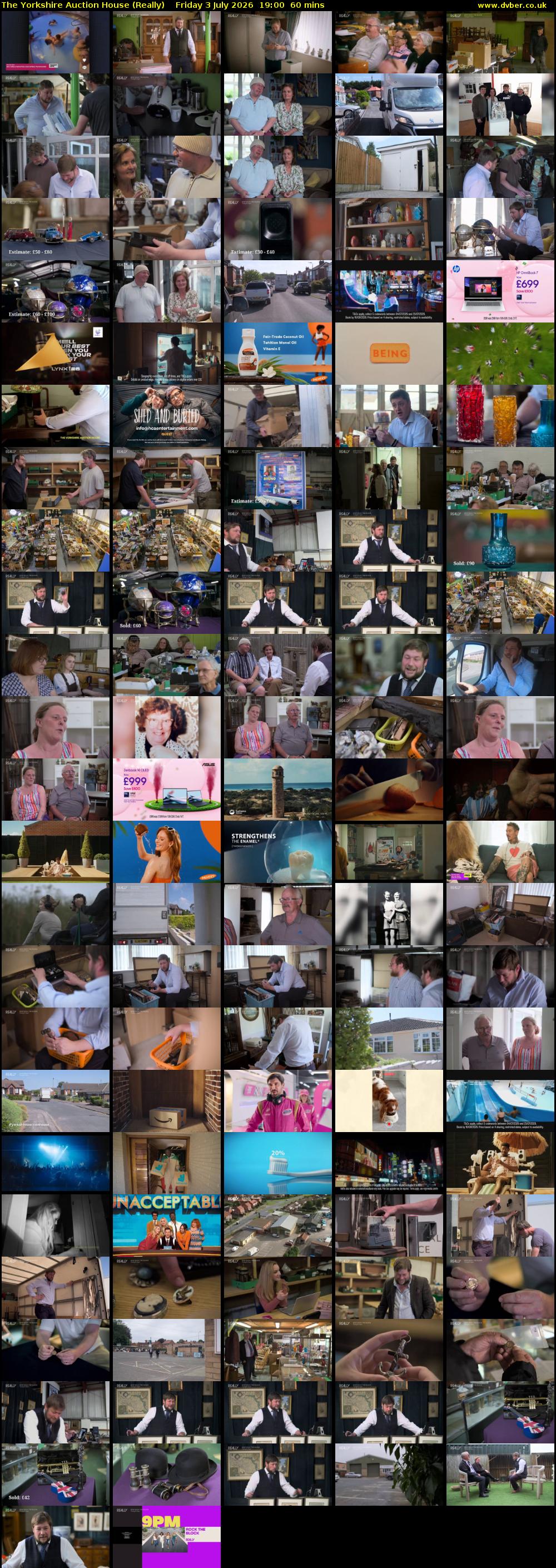 The Yorkshire Auction House (Really) Friday 3 July 2026 19:00 - 20:00
