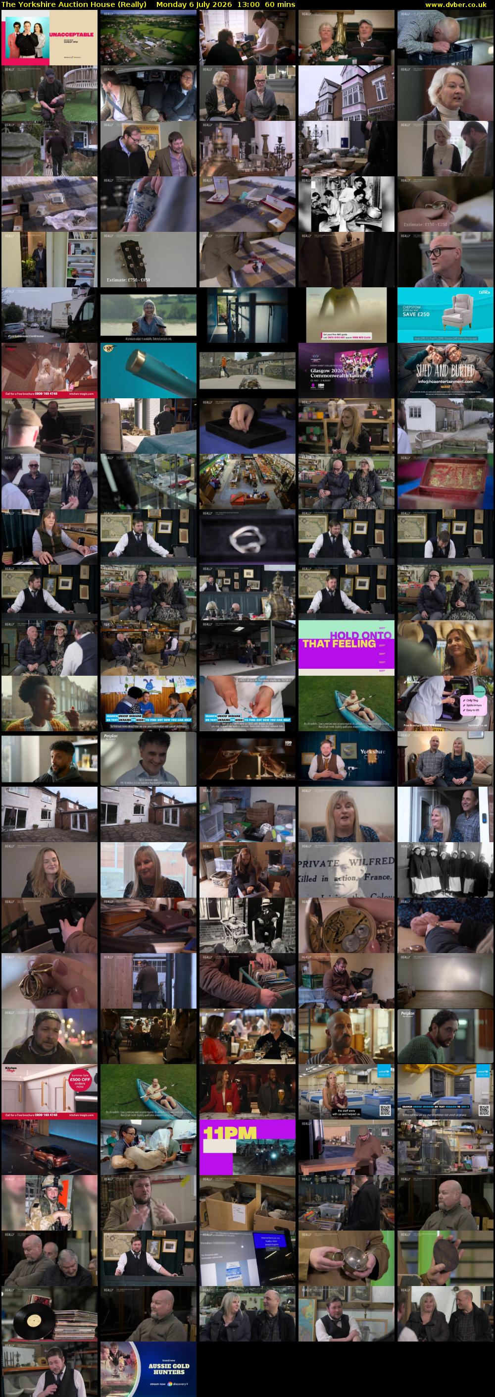 The Yorkshire Auction House (Really) Monday 6 July 2026 13:00 - 14:00